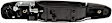 2010 GMC Yukon XL 2500 - Front, Driver Side Black Exterior Door Handle, With Key Hole, Without Chrome Lever, Help Series