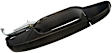 80575 Rear, Passenger Side Textured Black Exterior Door Handle, Without Key Hole, Help Series