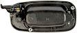 80579 Rear, Driver Side Smooth Black Exterior Door Handle, Without Key Hole, Help Series