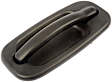 80579 Rear, Driver Side Smooth Black Exterior Door Handle, Without Key Hole, Help Series