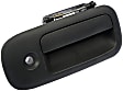 80588 Front, Passenger Side Textured Black Exterior Door Handle, With Key Hole, Help Series