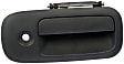 80588 Front, Passenger Side Textured Black Exterior Door Handle, With Key Hole, Help Series