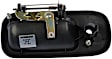 80589 Front, Passenger Side Textured Black Exterior Door Handle, With Key Hole, Help Series