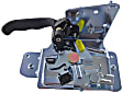 80595 Rear, Driver Side Textured Black Interior Door Handle, With Door Lock Button, Extended Cab Pickup, Help Series
