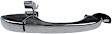80607 Front Or Rear, Passenger Side Chrome Exterior Door Handle, Without Key Hole, Help Series