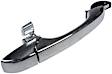 80607 Front Or Rear, Passenger Side Chrome Exterior Door Handle, Without Key Hole, Help Series