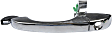 80608 Front, Driver Side Chrome Exterior Door Handle, With Key Hole, Help Series