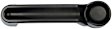 80614 Front or Rear, Driver or Passenger Side Textured Black Exterior Door Handle, Without Key Hole, Help Series
