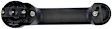 80614 Front or Rear, Driver or Passenger Side Textured Black Exterior Door Handle, Without Key Hole, Help Series