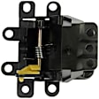 80616 Front, Passenger Side Textured Black Interior Door Handle, With Door Lock Button, Help Series
