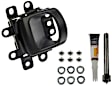 80616 Front, Passenger Side Textured Black Interior Door Handle, With Door Lock Button, Help Series