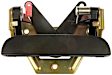 80621 Help Series Tailgate Handle, Textured Black Plastic