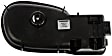 80633 Front or Rear, Driver Side Textured Black Interior Door Handle, With door lock button, Help Series
