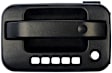 80639 Front, Driver Side Textured Black Exterior Door Handle, With Key Hole, Help Series