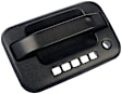80639 Front, Driver Side Textured Black Exterior Door Handle, With Key Hole, Help Series