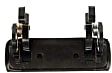 80643 Front, Driver or Passenger Side Smooth Black Exterior Door Handle, Without Key Hole, Help Series