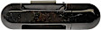 80650 Rear, Driver Side Smooth Black Exterior Door Handle, Without Key Hole, Help Series