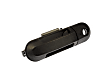 80652 Front, Driver Side Textured Black Exterior Door Handle, With Key Hole, Help Series