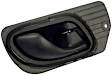 80659 Front, Passenger Side Textured Black Interior Door Handle, With Door Lock Button, Help Series