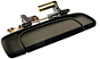 80669 Rear, Passenger Side Smooth Black Exterior Door Handle, Without Key Hole, Help Series