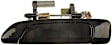 80670 Rear, Driver Side Smooth Black Exterior Door Handle, Without Key Hole, Sedan, Help Series