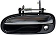80673 Front, Driver Side Chrome Lever with Black Bezel Exterior Door Handle, With Key Hole, Help Series