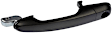 80695 Front, Driver Side Smooth Black Exterior Door Handle, With Key Hole, Help Series
