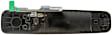 80725 Rear, Driver Side Textured Black Exterior Door Handle, Without Key Hole, Help Series