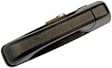 80725 Rear, Driver Side Textured Black Exterior Door Handle, Without Key Hole, Help Series