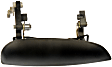 80736 Front, Passenger Side Smooth Black Exterior Door Handle, Without Key Hole, Help Series