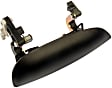 80736 Front, Passenger Side Smooth Black Exterior Door Handle, Without Key Hole, Help Series