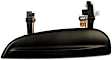 80737 Front, Driver Side Smooth Black Exterior Door Handle, Without Key Hole, Help Series