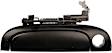 80741 Front, Driver Side Smooth Black Exterior Door Handle, With Key Hole, Help Series
