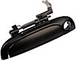 80741 Front, Driver Side Smooth Black Exterior Door Handle, With Key Hole, Help Series