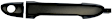 80752 Front, Passenger Side Smooth Black Exterior Door Handle, With Key Hole, Help Series