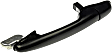 80771 Rear, Passenger Side Smooth Black Exterior Door Handle, Without Key Hole, Help Series