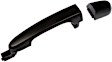 80775 Rear, Driver Side Smooth Black Exterior Door Handle, Without Key Hole, Help Series