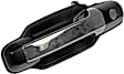 80779 Front, Driver Side Chrome Lever with Black Bezel Exterior Door Handle, With Key Hole, Help Series