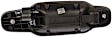 80781 Rear, Driver Side Chrome Lever with Black Bezel Exterior Door Handle, Without Key Hole, Help Series