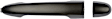 80786 Rear, Driver or Passenger Side Smooth Black Exterior Door Handle, Without Key Hole, Help Series