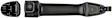 80786 Rear, Driver or Passenger Side Smooth Black Exterior Door Handle, Without Key Hole, Help Series