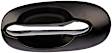 80790 Driver Side Chrome Lever with Black Bezel Exterior Door Handle, Without Key Hole, Help Series