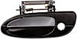 80810 Front, Driver Side Chrome Lever with Black Bezel Exterior Door Handle, With Key Hole, Help Series