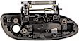 80810 Front, Driver Side Chrome Lever with Black Bezel Exterior Door Handle, With Key Hole, Help Series