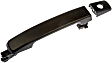 80817 Front, Driver Side Smooth Black Exterior Door Handle, With Key Hole, Help Series