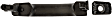 80817 Front, Driver Side Smooth Black Exterior Door Handle, With Key Hole, Help Series