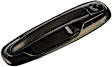 80834 Front, Driver Side Smooth Black Exterior Door Handle, With Key Hole, Help Series