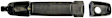 80837 Front, Driver Side Smooth Black Exterior Door Handle, With Key Hole, Help Series