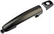 80837 Front, Driver Side Smooth Black Exterior Door Handle, With Key Hole, Help Series
