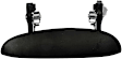 80842 Textured Black Exterior Door Handle, Without Key Hole, Help Series